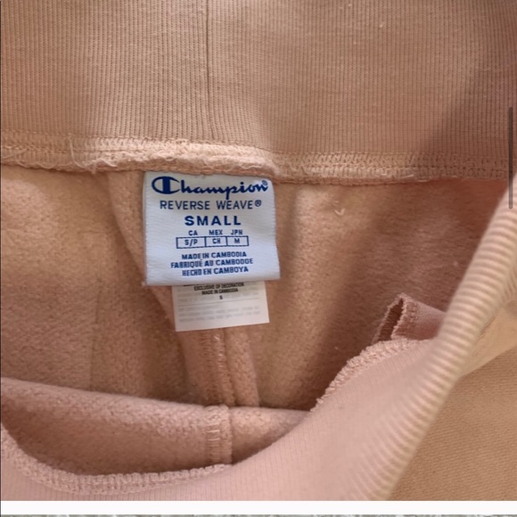 Champion Direct Flock Script Reverse Weave Joggers - Picture 14 of 15